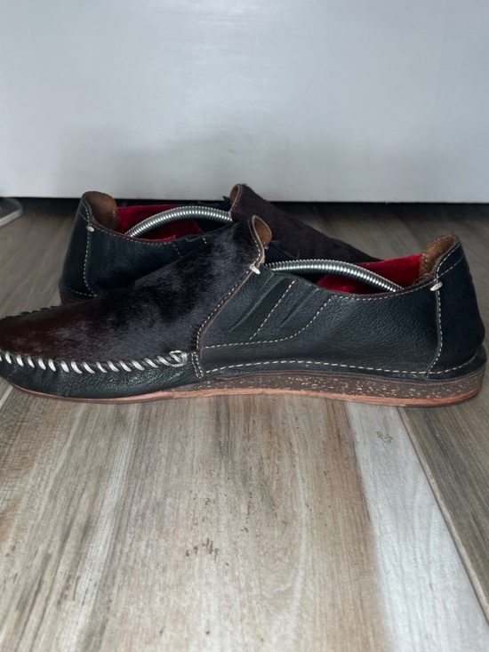 OluKai Ali\'i\'elua Limited Edition Leather Slip On Shoes Mens Sz 12 Black main image 6